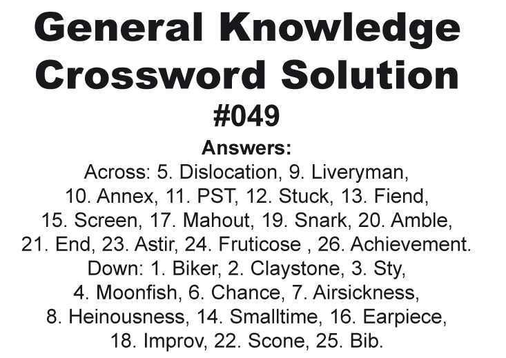 Apr May 2025 crossword answers